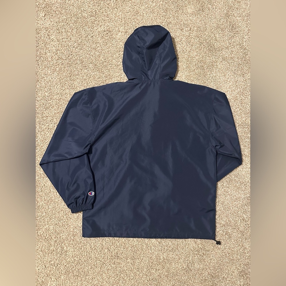 Half zip navy blue champion wind breaker - Picture 5 of 5